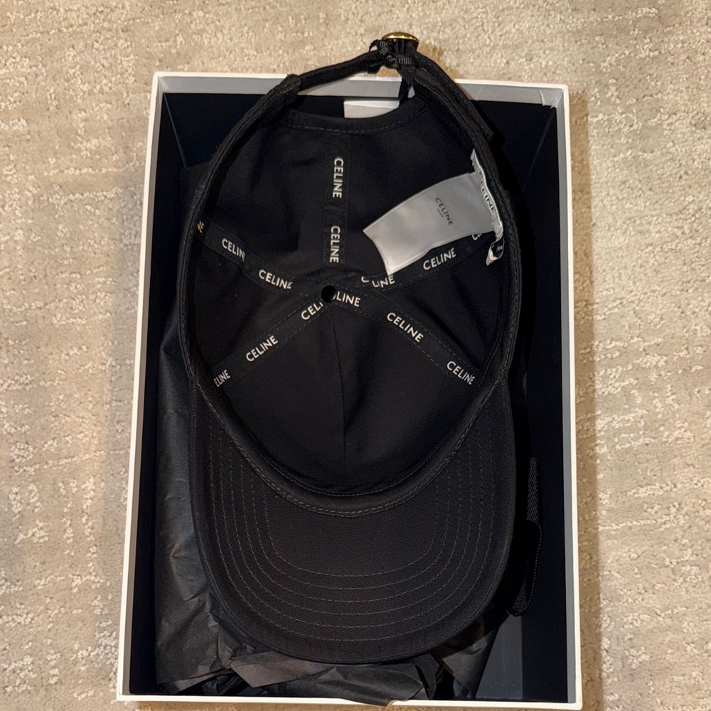 Celine Black Cap with Logo - Picture 5 of 6
